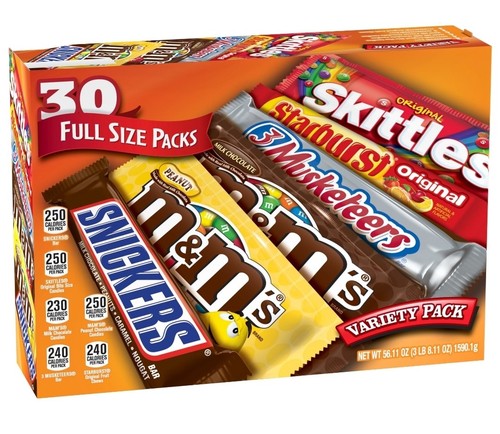 Mars snickers - m&m's,,